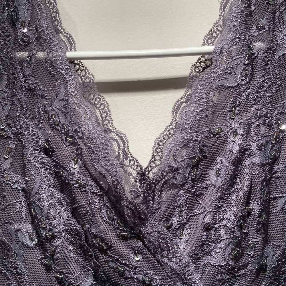 Dark Grey lace dress - Picture 3 of 7